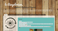 Desktop Screenshot of lerecyclorium.com